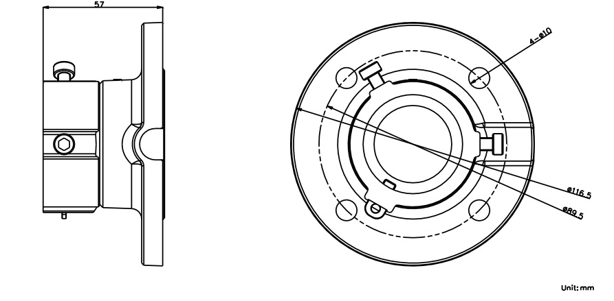 DS-1663ZJ dimensions