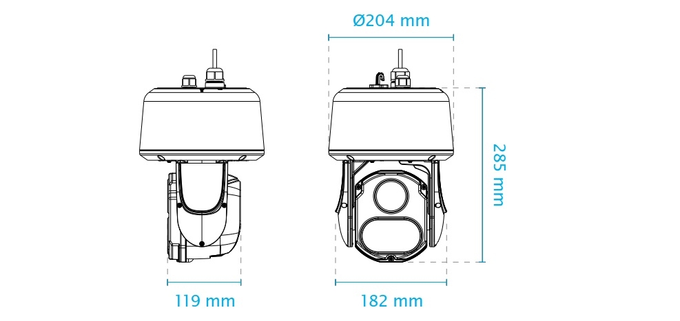 SD9364-EH dimensions